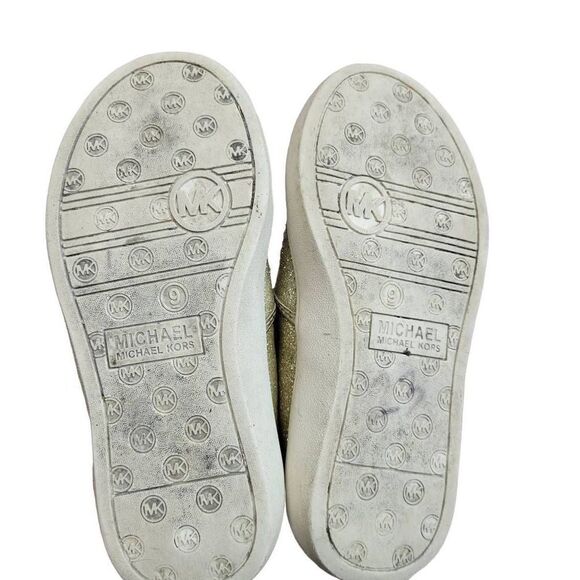 Michael Kors gold slip on Sneaker 9 - Picture 8 of 8